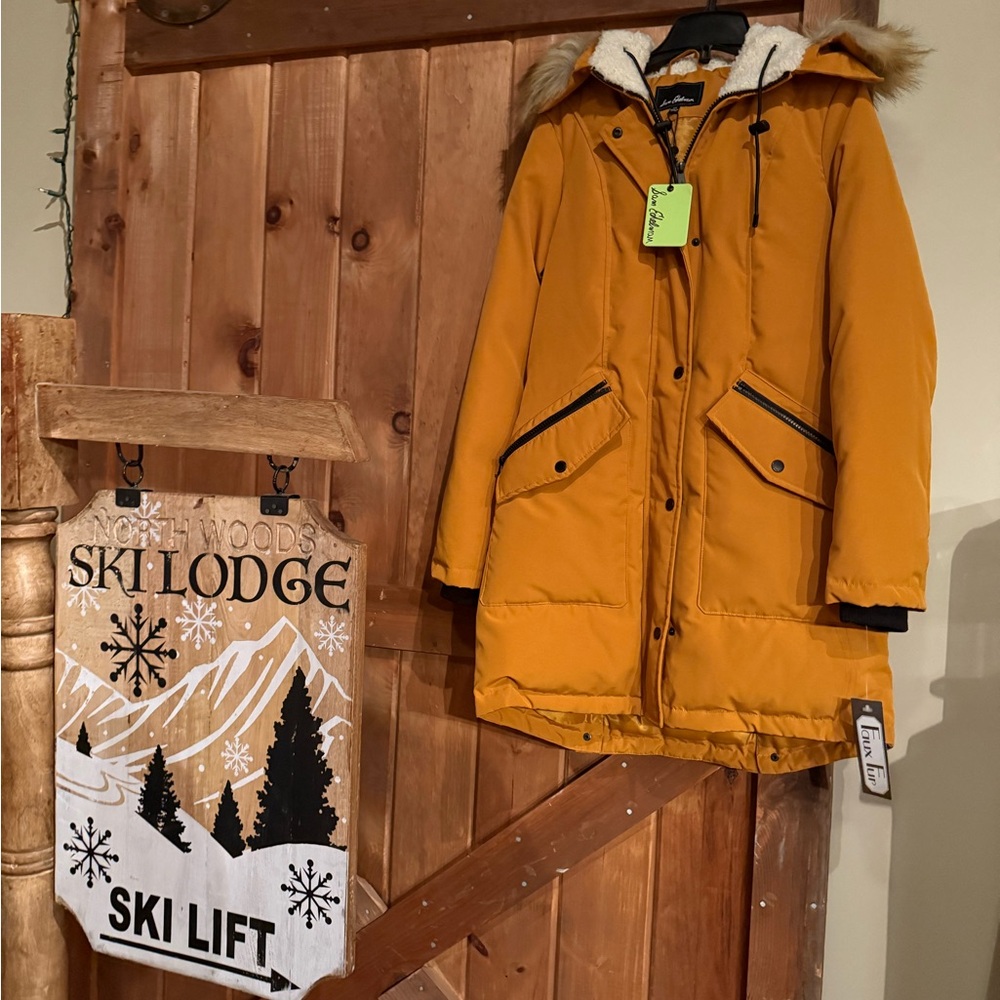 Sam Edelman Hooded Jacket with Faux Fur